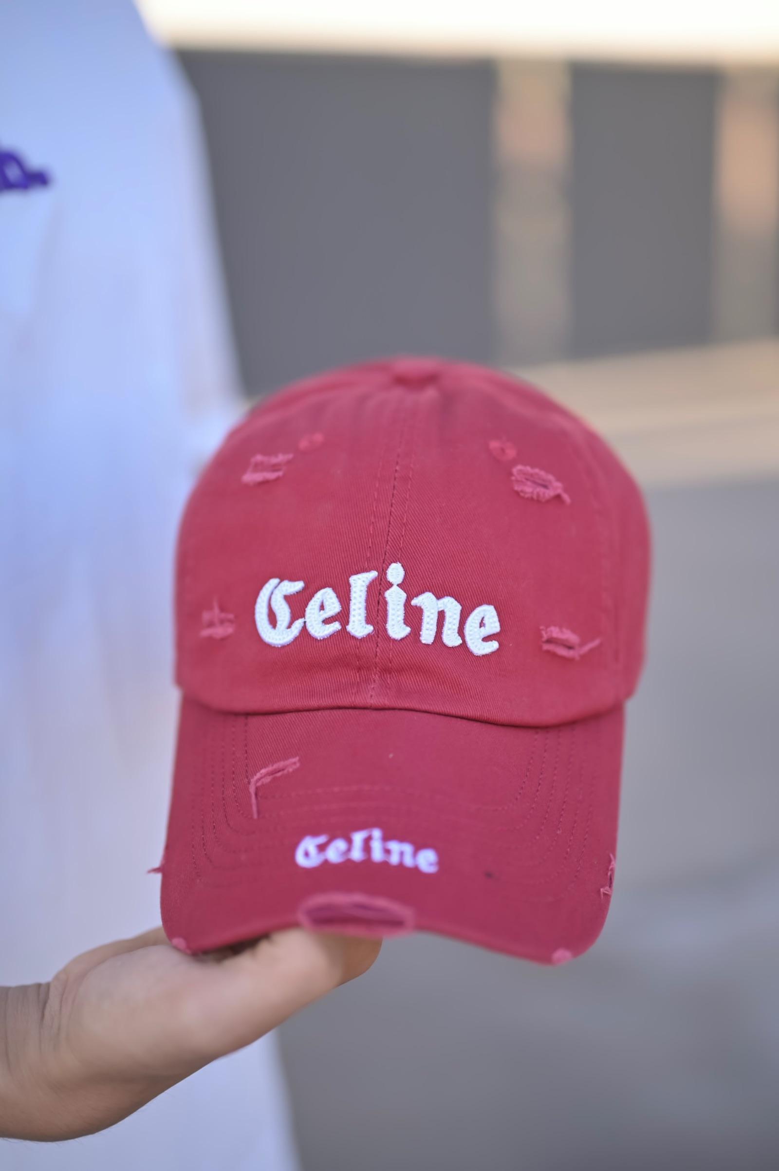 Celine Vintage Distressed Cap